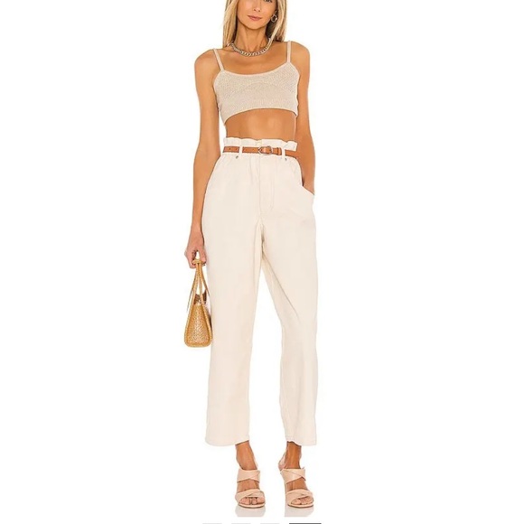 L'Academie Off-White crop pants - Picture 4 of 12